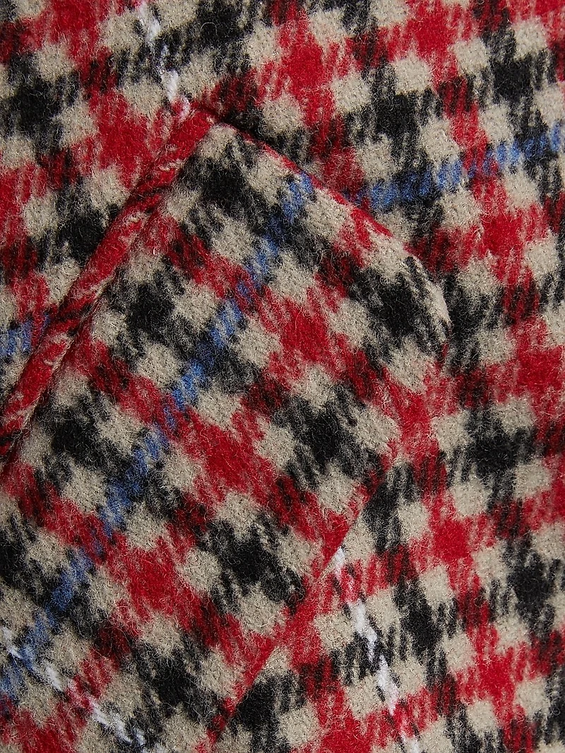 Adriana Plaid Pleated Miniskirt