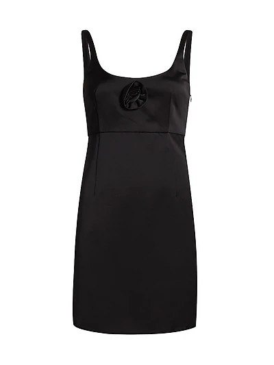 Rhys Satin Crepe Minidress