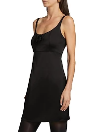 Rhys Satin Crepe Minidress