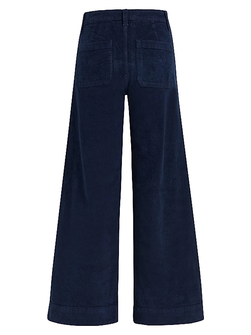 Mischa Corduroy High-Rise Wide-Leg Pants