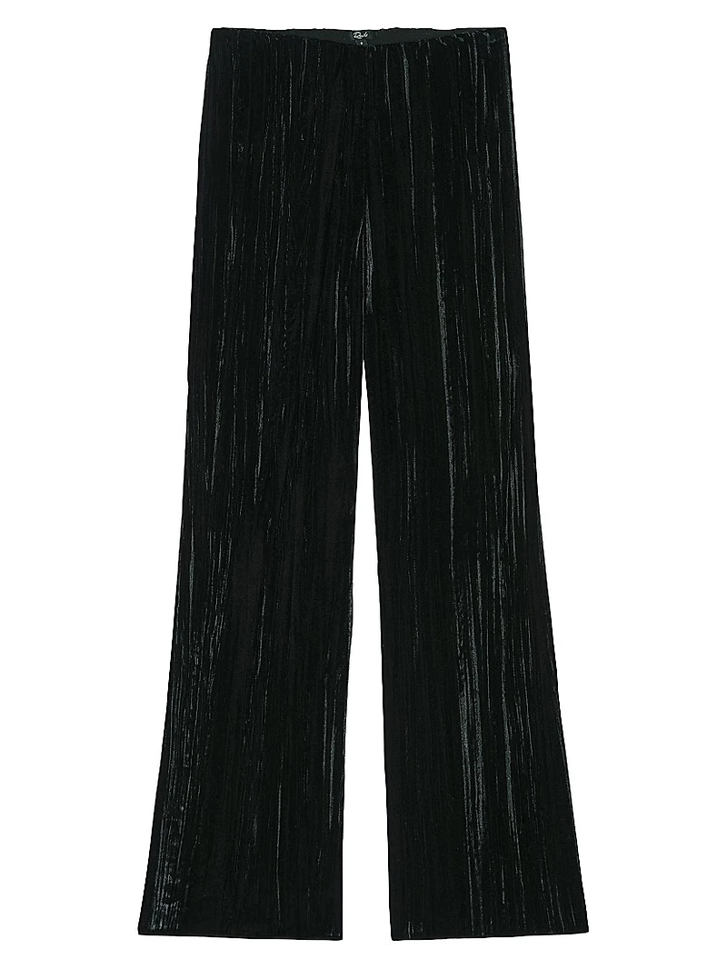 Brissa Crinkled Velvet Pants