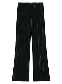 Brissa Crinkled Velvet Pants