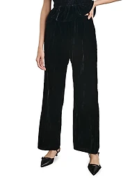 Brissa Crinkled Velvet Pants