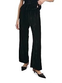 Brissa Crinkled Velvet Pants