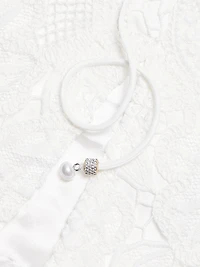 Sienna Embroidered Lace Midi-Dress