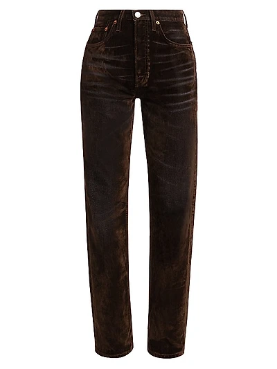 90s High-Rise Loose Straight-Leg Jeans