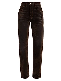 90s High-Rise Loose Straight-Leg Jeans
