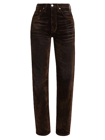 90s High-Rise Loose Straight-Leg Jeans