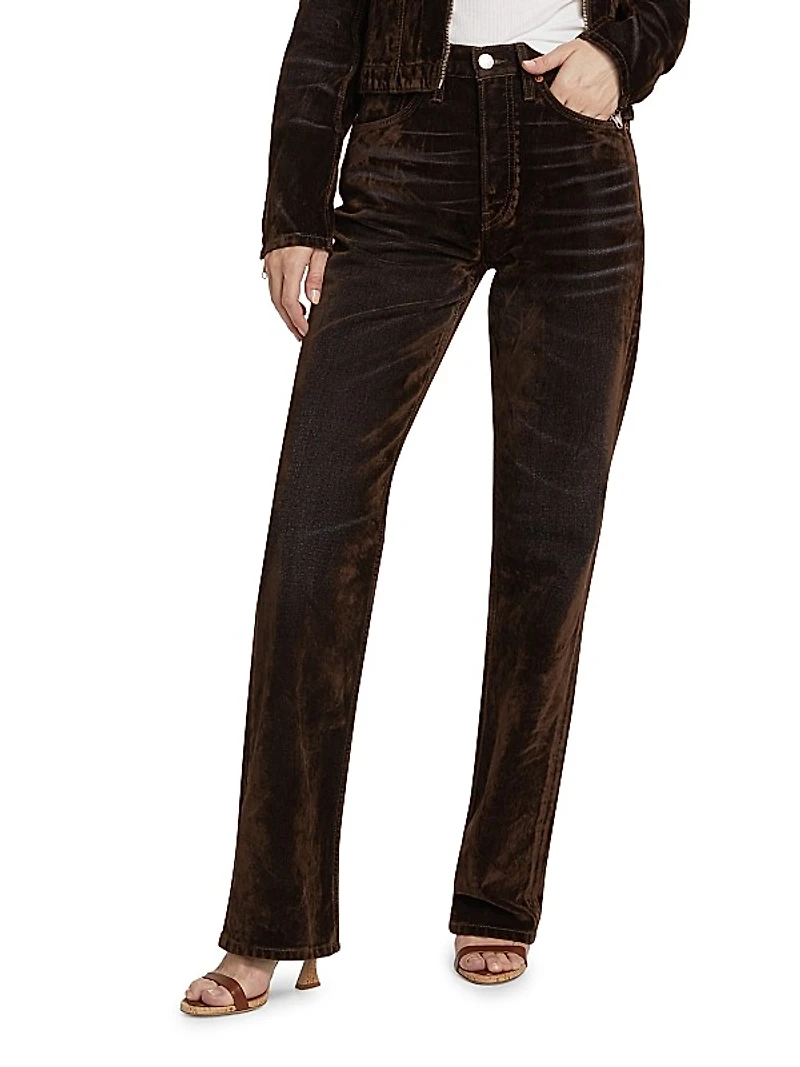 90s High-Rise Loose Straight-Leg Jeans