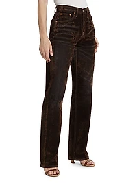 90s High-Rise Loose Straight-Leg Jeans