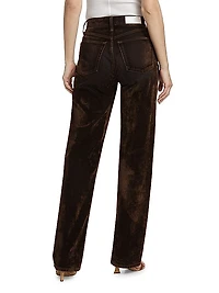 90s High-Rise Loose Straight-Leg Jeans