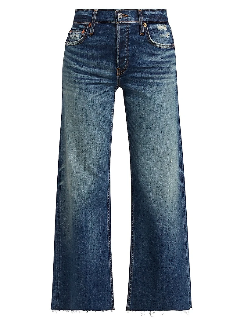 Mid-Rise Wide-Leg Jeans