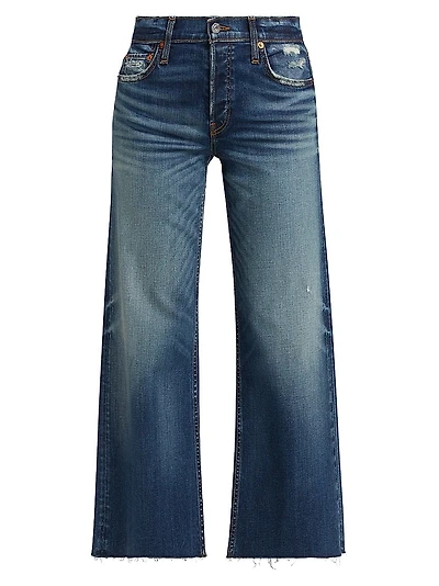 Mid-Rise Wide-Leg Jeans