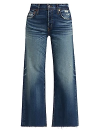 Mid-Rise Wide-Leg Jeans