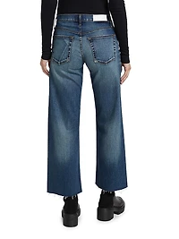 Mid-Rise Wide-Leg Jeans