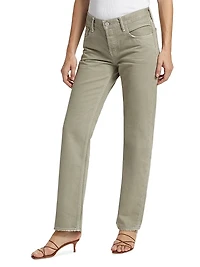 Bayonne Straight Low-Rise Jeans