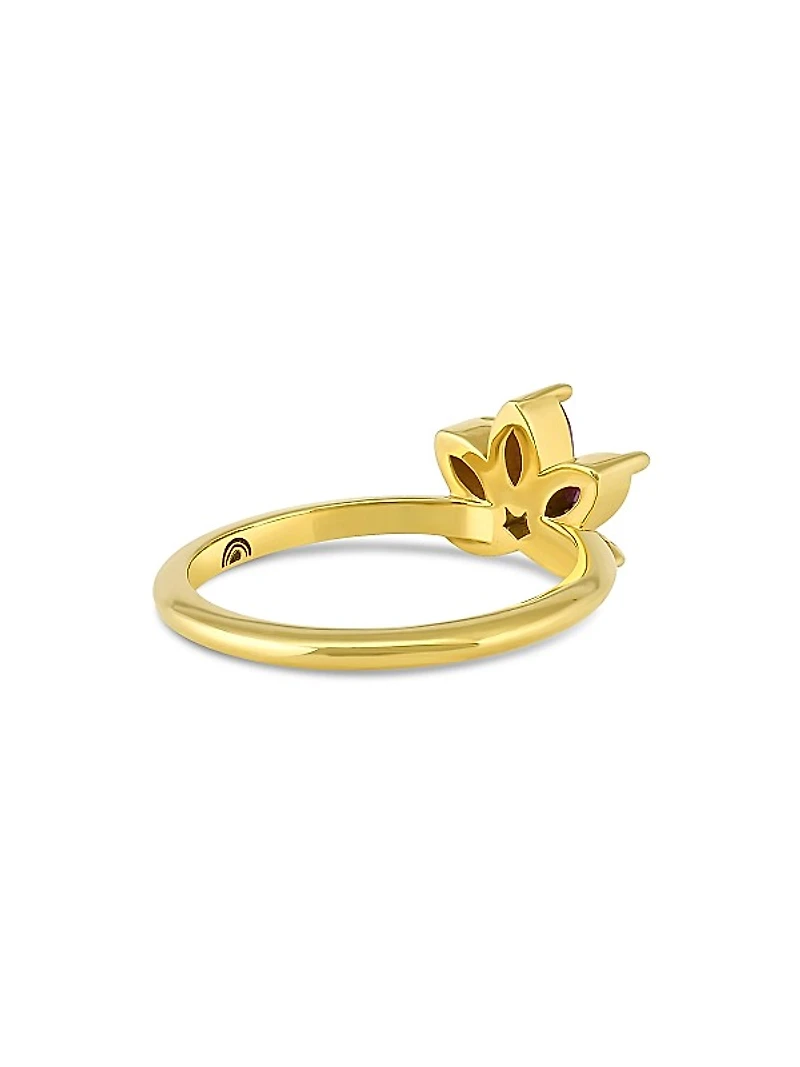 Tillya Tepe 18K Yellow Gold & Pink Sapphire Lotus Ring