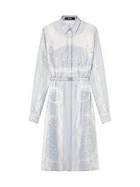 Coupe Des Dieux Silk Shirtdress