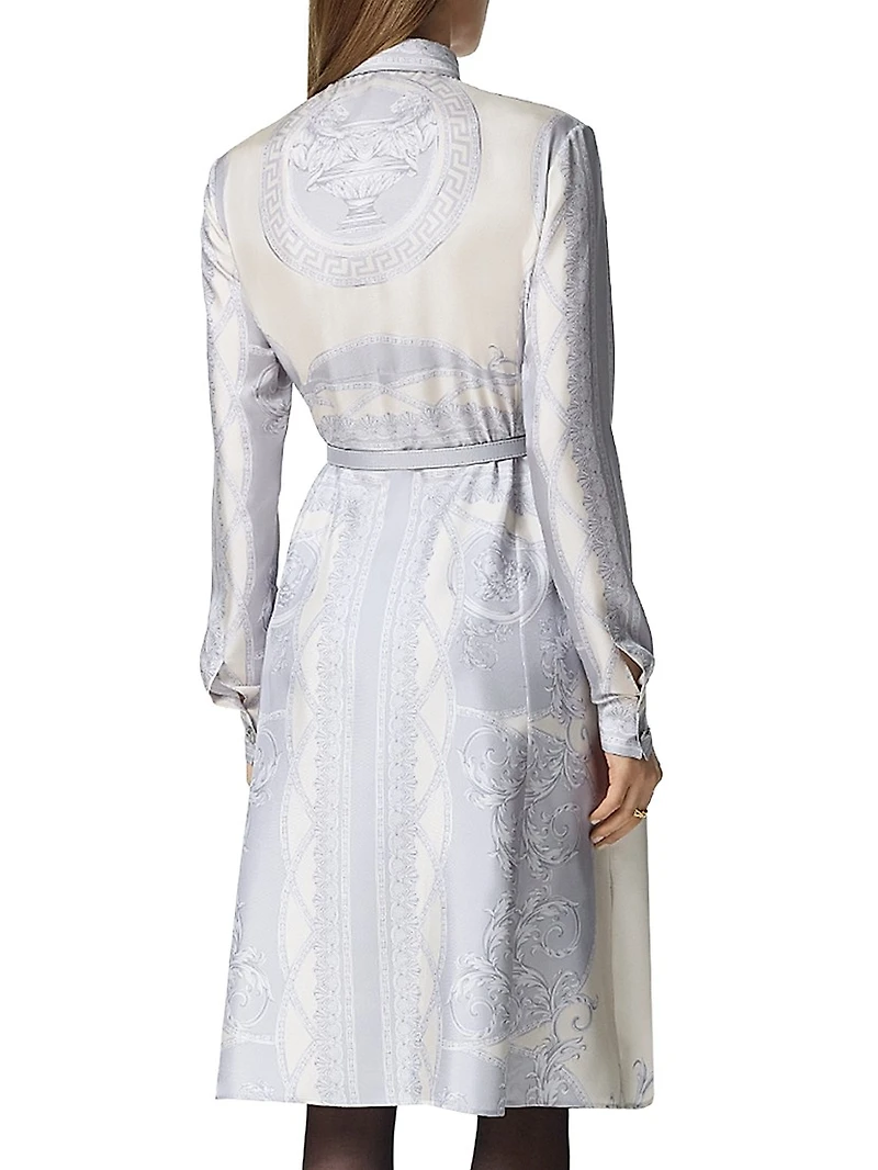 Coupe Des Dieux Silk Shirtdress