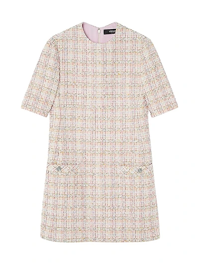 Cotton-Blend Tweed Shift Dress