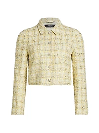 Grid Tweed Jacket