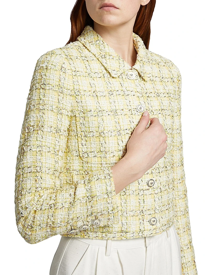 Grid Tweed Jacket