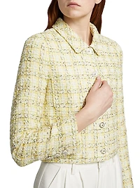 Grid Tweed Jacket