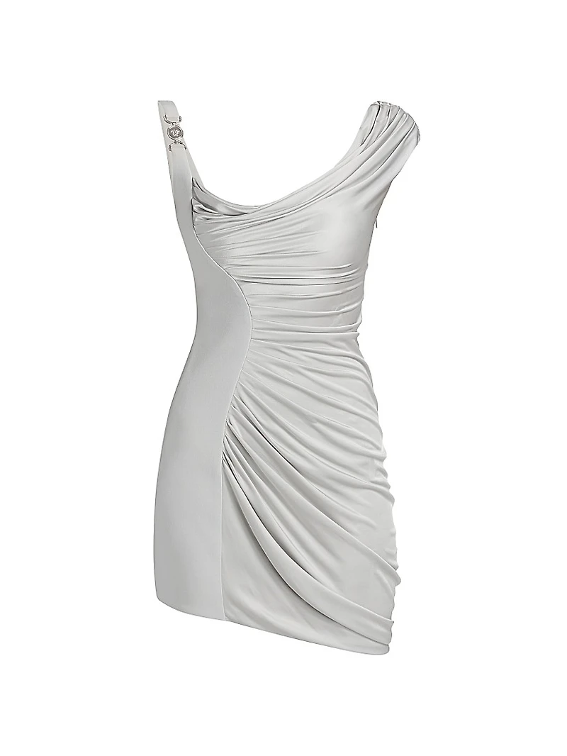 Ruched Liquid Jersey Cocktail Dress