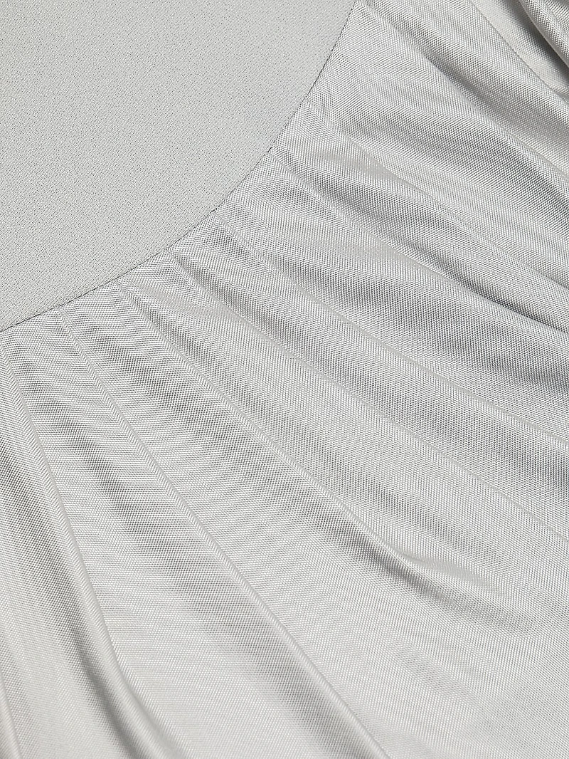 Ruched Liquid Jersey Cocktail Dress