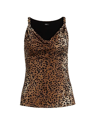 Leopard Liquid Jersey Top