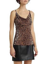 Leopard Liquid Jersey Top