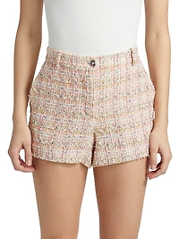 Metallic Tweed Shorts