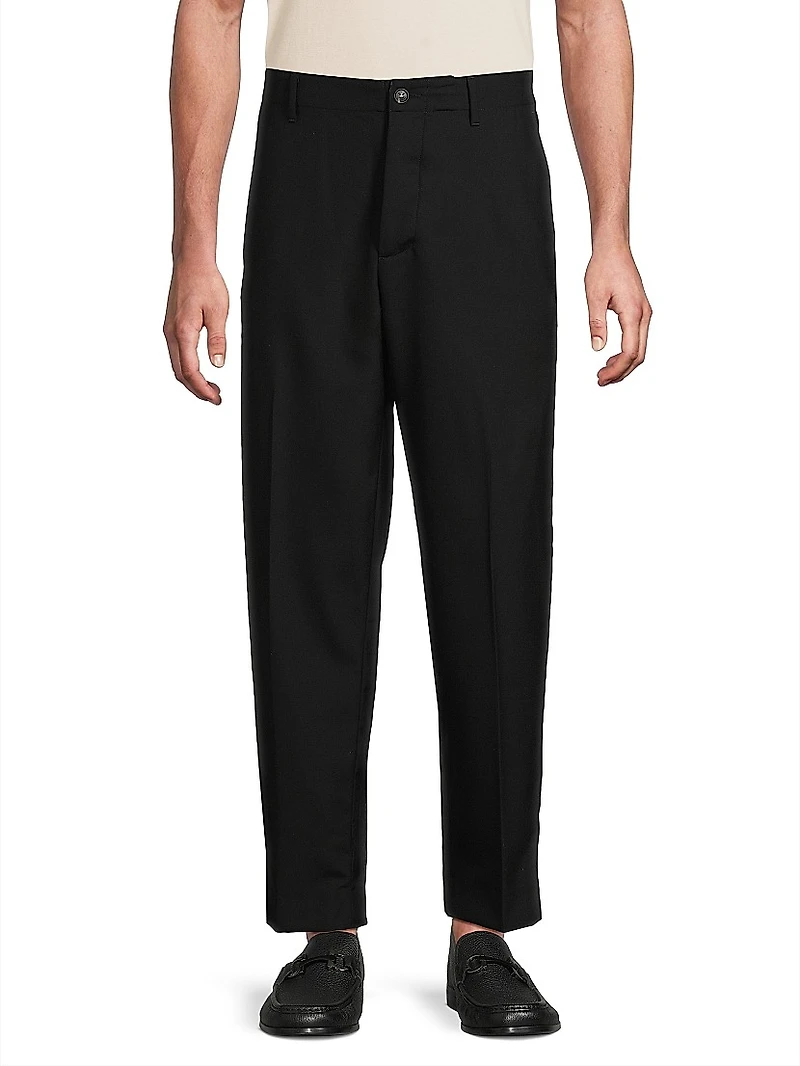 Tux Wool Tapered Crop Trousers
