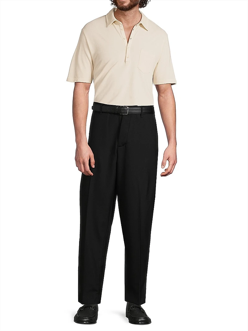 Tux Wool Tapered Crop Trousers