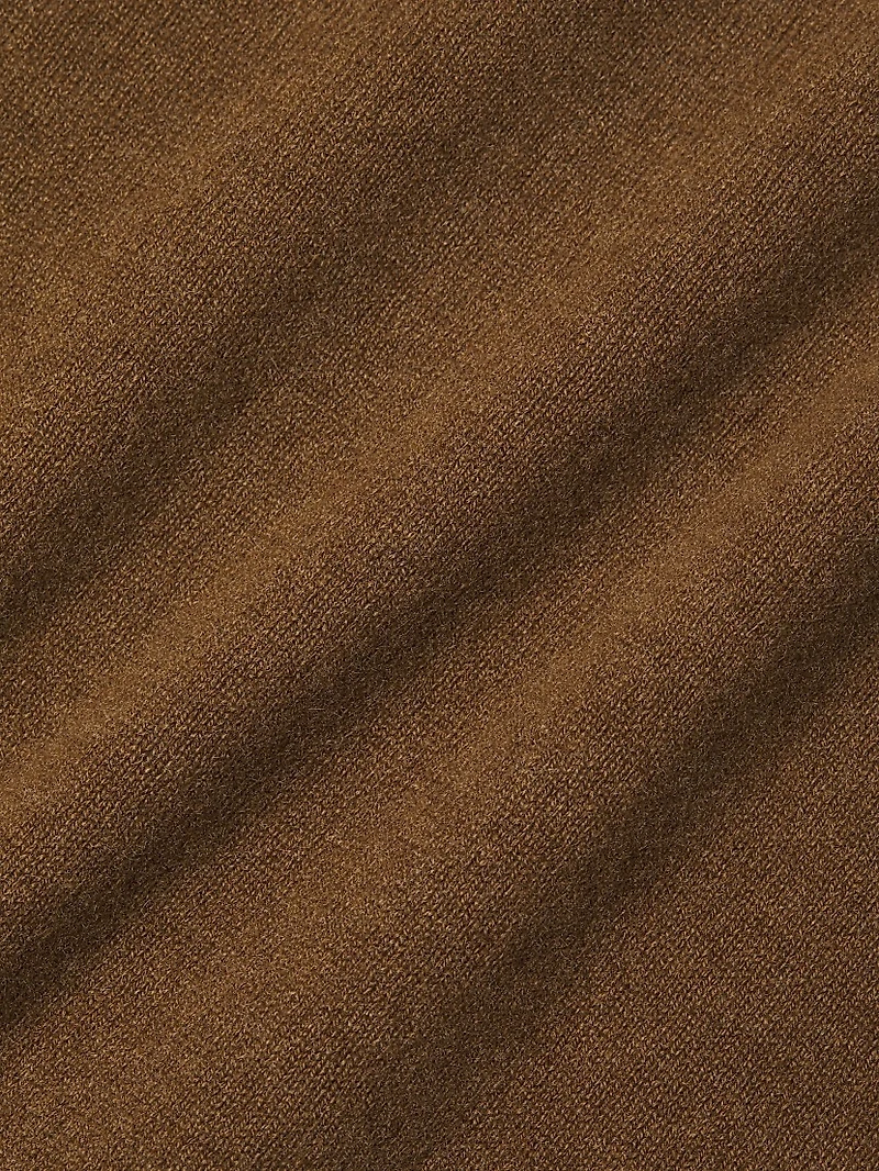 Cashmere Button-Front Sweater