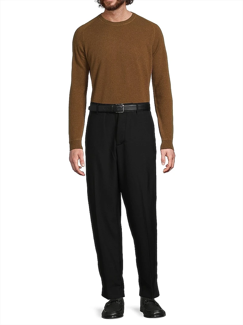 Cashmere Button-Front Sweater