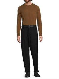 Cashmere Button-Front Sweater