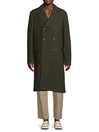 Double-Breasted Cashmere Overcoat