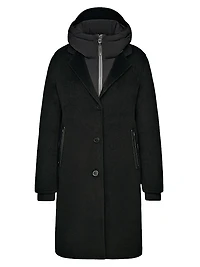 Arla 2-In-1 Wool & Down Coat