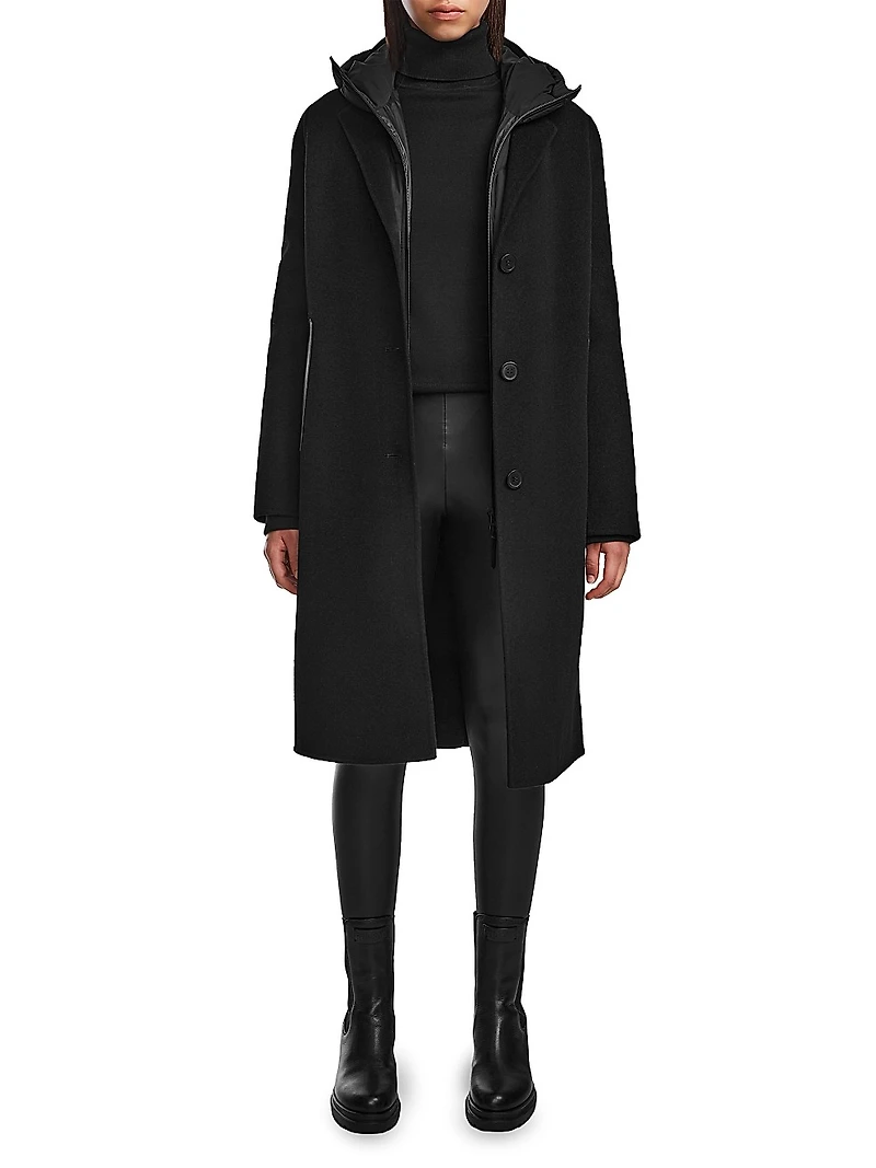 Arla 2-In-1 Wool & Down Coat