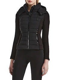 Mabs Quilted Down Hooded Jacket