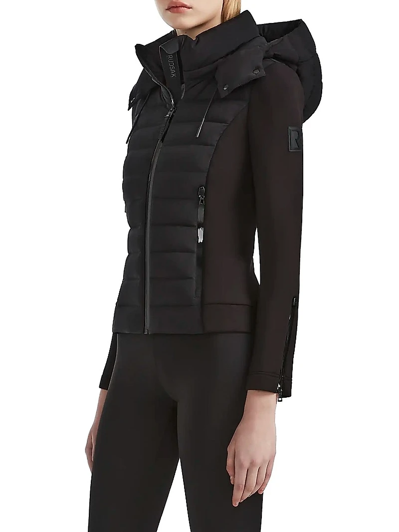 Mabs Quilted Down Hooded Jacket