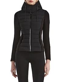 Mabs Quilted Down Hooded Jacket