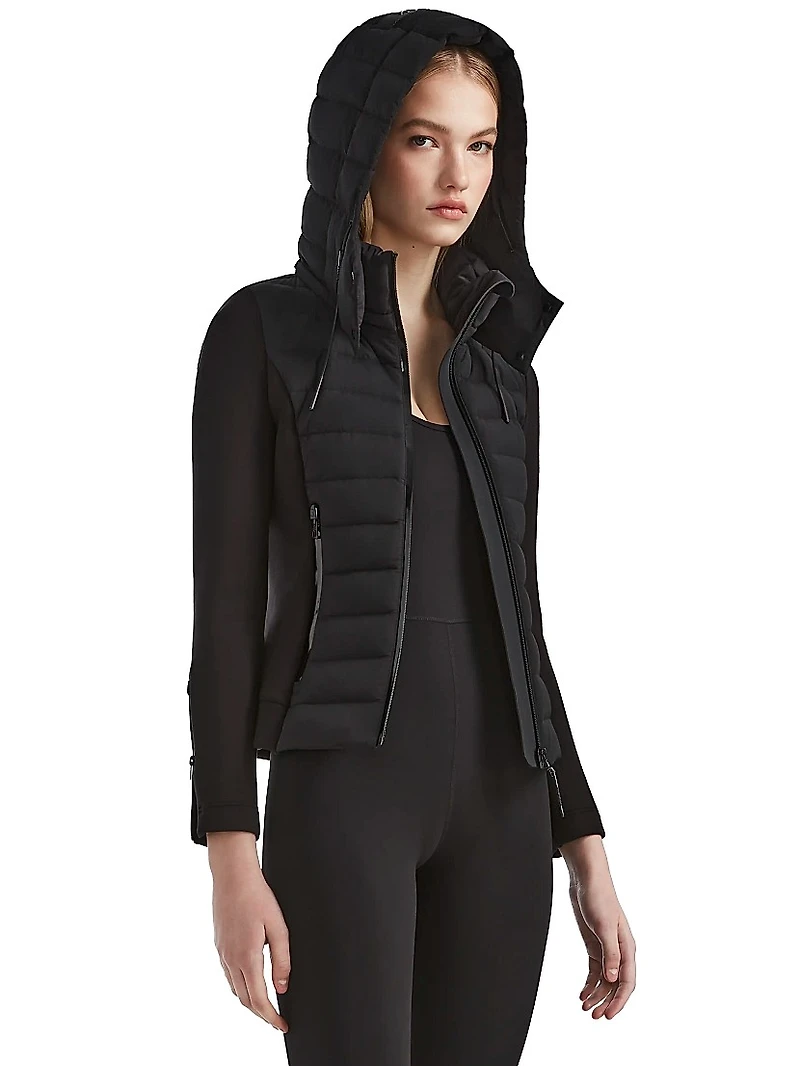 Mabs Quilted Down Hooded Jacket