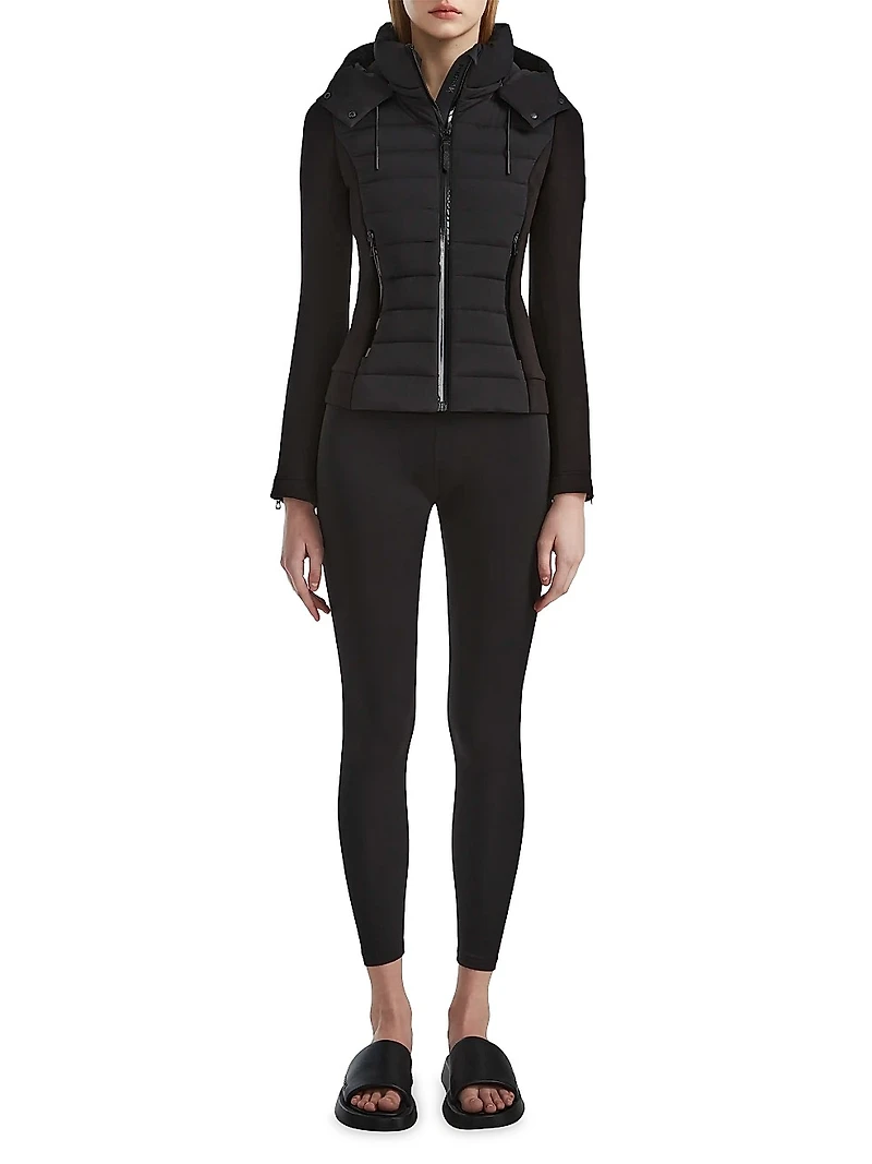 Mabs Quilted Down Hooded Jacket