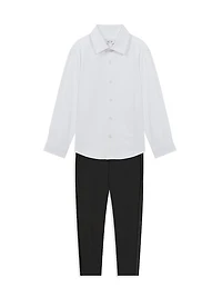 Little Boy's & Marcel Jr Button-Front Shirt