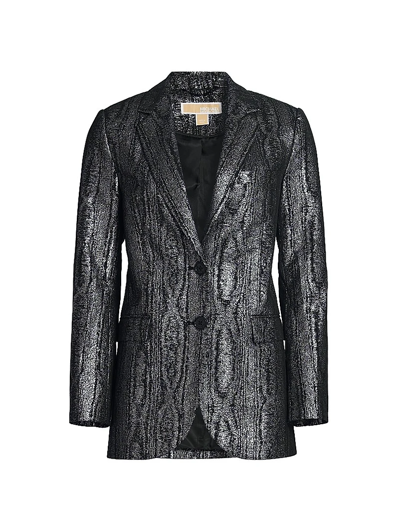 Mensy Metallic Tailored Blazer