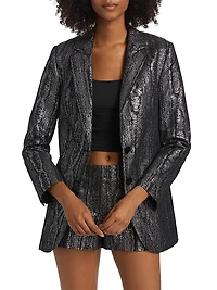 Mensy Metallic Tailored Blazer