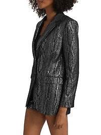 Mensy Metallic Tailored Blazer