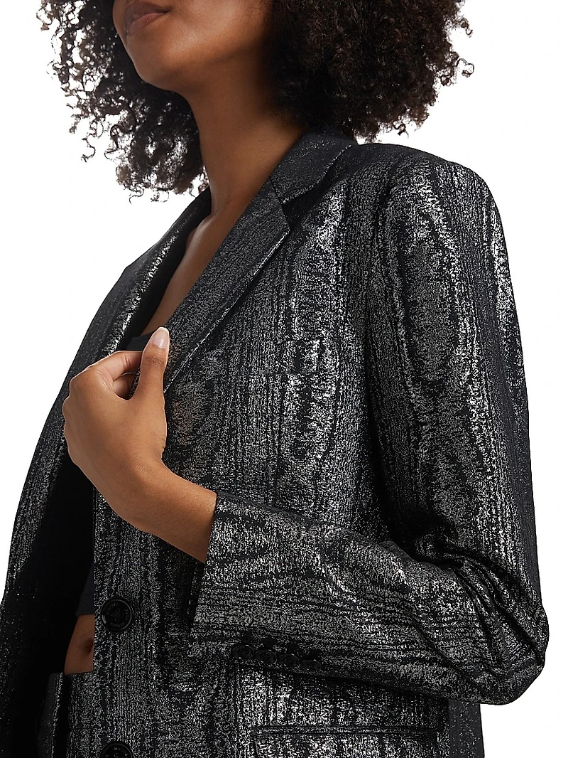 Mensy Metallic Tailored Blazer